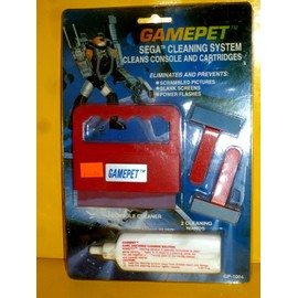 SEGA CLEANING SYSTEM GAMEPET  CLEAN CONSOLE AND CARTRIDGE  New Old Stock