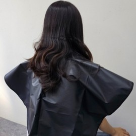 DIY Perm Kit for Gray Hair with Waterproof Coating Hair Dye Cape 2ea