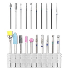 GisWell Bits Für Nagelfräse rSet, Nagelbohrer-Set, Neonail Fräser Bits Für Gelnägel, Nagelfräser Aufsätze Für die Entfernung von Acryl-Gel-Nägeln, Maniküre-Feile-Pediküre-Werkzeuge