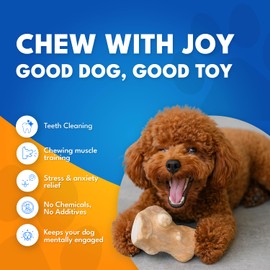 MINOWILD Gorilla Wood Chew for Dogs – Small Size Coffee Wood Chew Stick for Small Dogs Under 20lbs, Aggressive Chewers – Natural, Durable & Safe Puppy Chew Toy for Teething & Dental Health (Small)