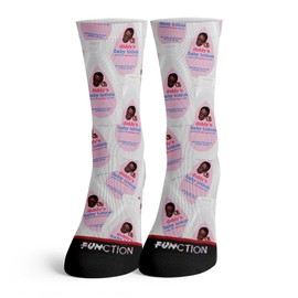 Function - Diddy Baby Lotion Bottle Pattern Adult Crew Socks Puff D Daddy Joke Unisex