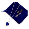 Dtup Collar Titanic Corazón Del Mar Original + Bolsa Terciopelo