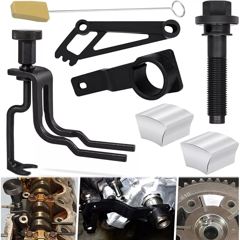 Gearzaar Cam Phaser Lock Out Kit Camshaft Bolt and Timing