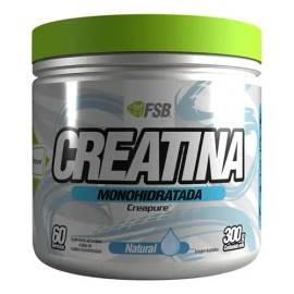 Creatina Monohidratada Creapure Fsb 300 Gr 60 Servicios Sabor Sin Sabor                                                                               