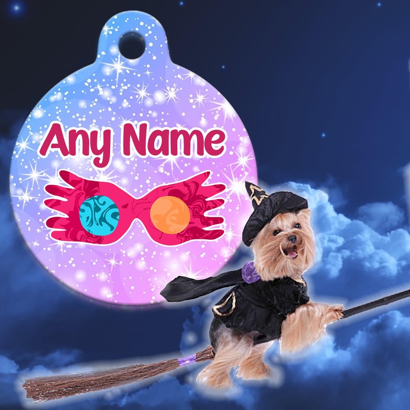 Spoilt Rotten Pets 19mm Luna Glasses with & Wizard Pink