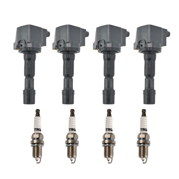 TRQ TRQ Ignition Kit Ignition Coil Spark Plugs Compatible with