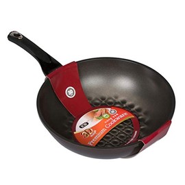 3D Marble Non-Stick, Non-Scratch Coating Wok Pan. (Made in Korea). (30cm)