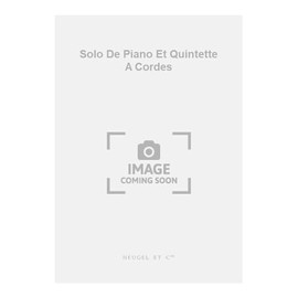 César Franck: Solo De Piano Et Quintette A Cordes. Sheet Music for Piano, String Quintet