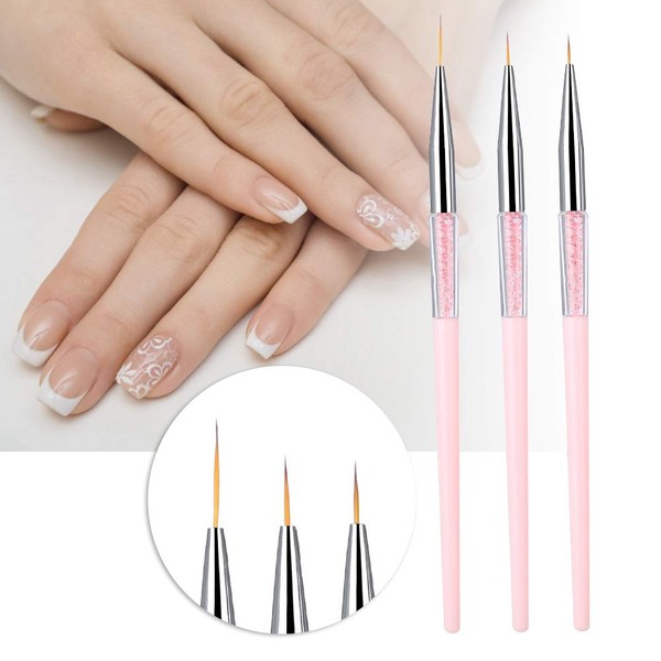 HURRISE Nail Art Pen, 3 Unids Nail Art Dotting Liner
