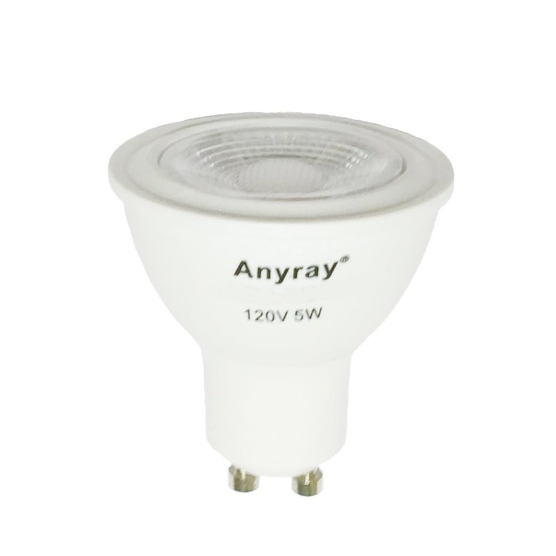 Anyray 1-LED Bulb 5W Replacement for GU10 120v 35W MR-16