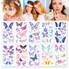 Butterfly Temporary Tattoos Butterfly Temporary Tattoos Stickers Set Party Favour