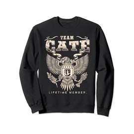 Team CATE Lifetime Member - CATE Last Name Sweatshirt