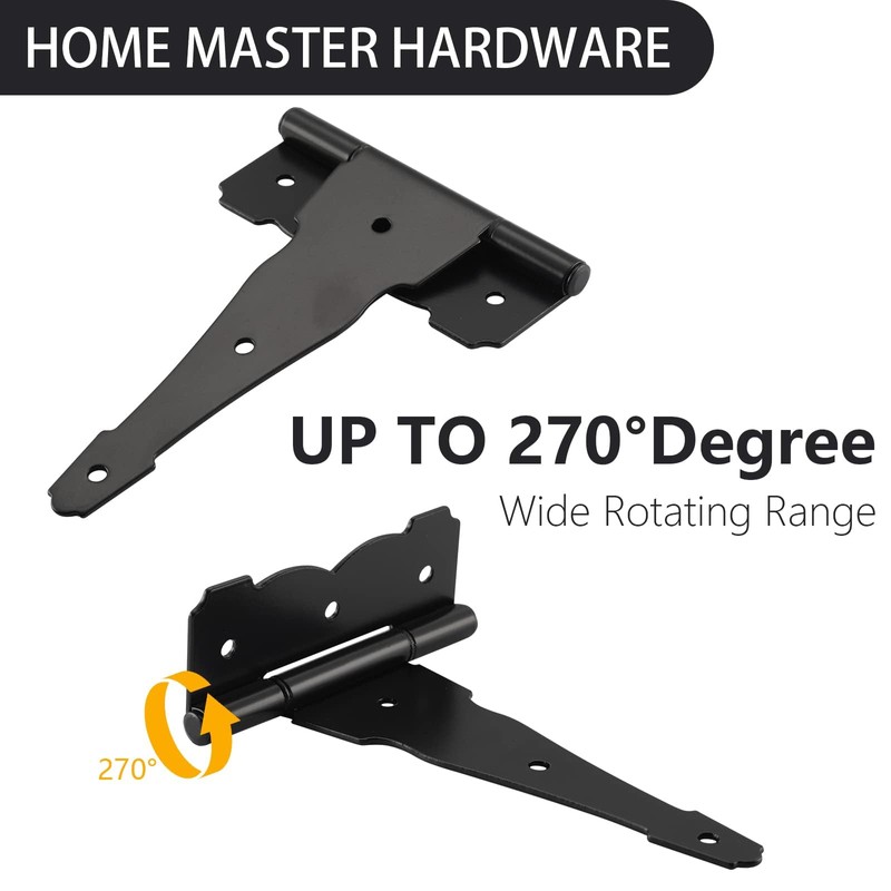 HOME MASTER HARDWARE 4 in Decorative T Strap Hinge Shed