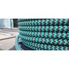 Valley Rope 9/16 x 100 ft.Double Braid-Yacht Braid Rope. Burgundy/Teal