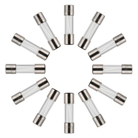 BOJACK Christmas Light Fuses 5A 125V 0.2x0.78 Inch F5AL125V Fast-Blow Glass Fuses 5 amp / 125v Fuse 5a max (Pack of 50)