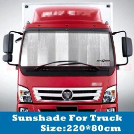 Xukey 2.2M Windshield Sun Shade Foldable UV Block Cover For Truck Van Bus Extra Large.