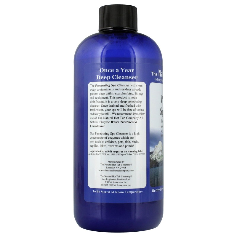 The Natural Hot Tub Company Penetrating Spa Cleanser 16 Ounce