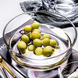 Ecentaur Glass Baking Bowl Large Salad Bowl for Oven/Microwave/Freezer Glass Serving Bowls Soup Crocks Set of 2