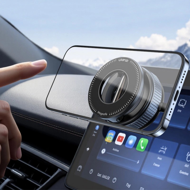 Ulanzi SK-25 MagSafe Vacuum Suction Phone Mount 360° Adjustable Car