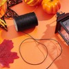 PH PandaHall 0.8mm Black Waxed Thread String, 50m/54 Yard Polyester