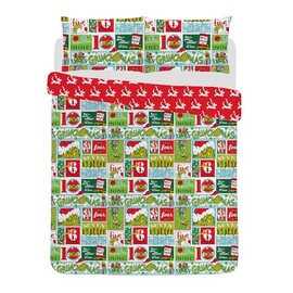 The Grinch Bedding Duvet cover set Xmas Double Bed Set