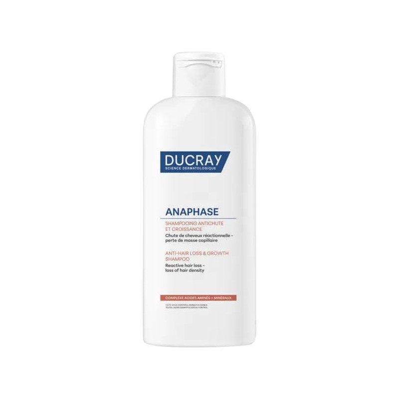 DUCRAY Anaphase Shampoo Anticaída y Antiafinamiento para Caída Crónica, Fortalece