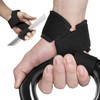 Weight Lifting Wrist Straps Set，Stainless Steel Hooks with Non-Slip Pads