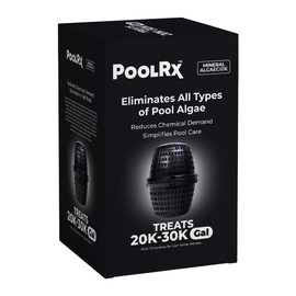 PoolRx Pool Unit #101066 6 Month Algaecide Treats 20k-30k gallons, Black