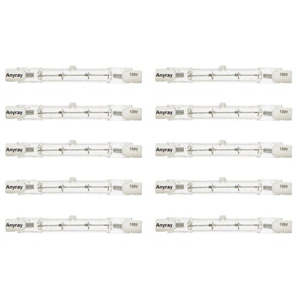 Anyray A1825Y (10-Bulbs) 75W J78 Short 120V 75 Watt J-Type