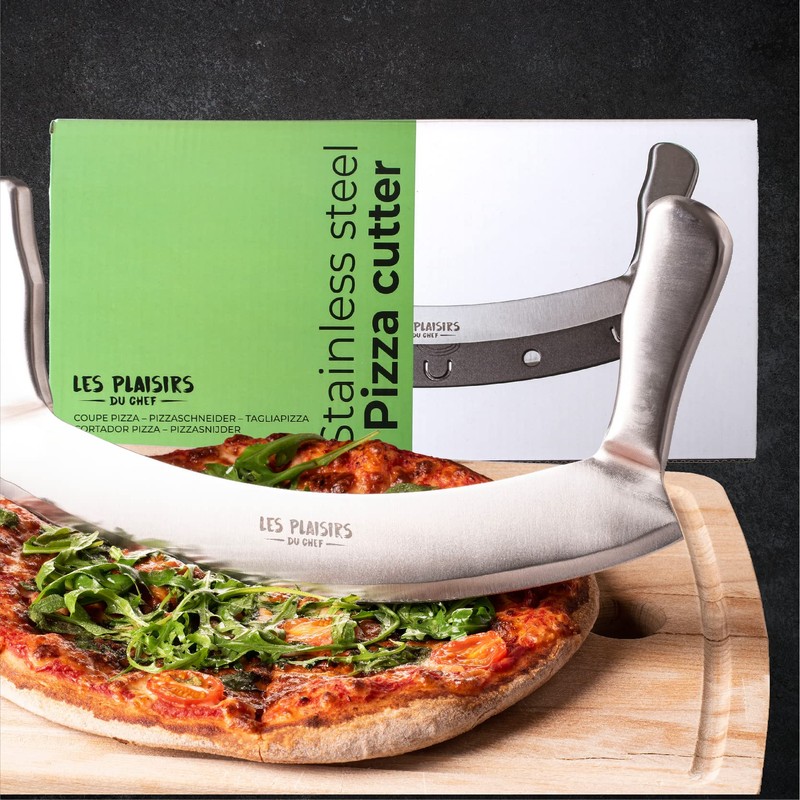 Les Plaisirs Du Chef Stainless Steel Pizza Cutter - Sharp