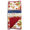 Home Collection Autumn Leaves Patterned Dish Drying Mat - 12x18 Inches