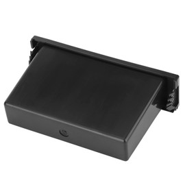 Universal Radio Pocket Cd Storage Single Din Install Mounting Dash Trim Kit 1Din Car Stereo Radio Storage Box Inner Organizer Fits for Cruze