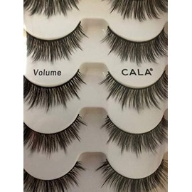CALA - "Volt Lashes" pestañas postizas multidimensionales y ligeras (5 pares de pestañas, Volume)