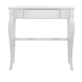 Linon Silver Harper Vanity Set, 32" W x 18" D x 46.75" H