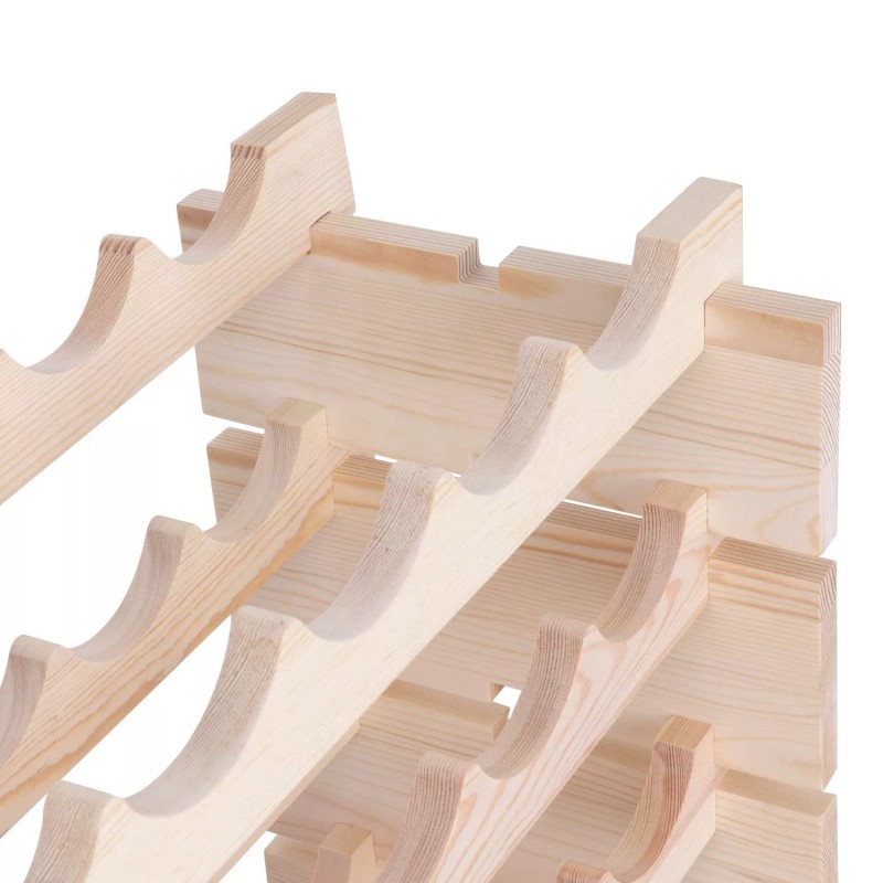 ZENY 96 Bottles Holder Wine Rack Stackable Storage 8 Tier