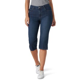 Lee Women's Relaxed Fit Capri Jean, Mysterious, 10