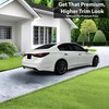 BOGAR TECH DESIGNS Rear Bumper Chrome Delete Overlay Compatible with