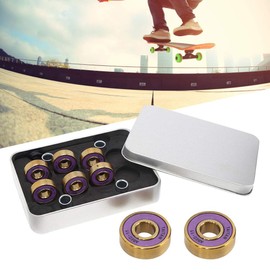 Vbest life Rodamientos para patinetas Paquete de 8, aleación de Aluminio Patín portátil Patín de Ruedas Accesorio de Repuesto para Longboard, patineta, Patinete, Patinaje en línea y Patinaje