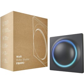 FIBARO Walli FGWDEU-111-8 Z-Wave Plus Light Dimmer with LED Lid Anthracite