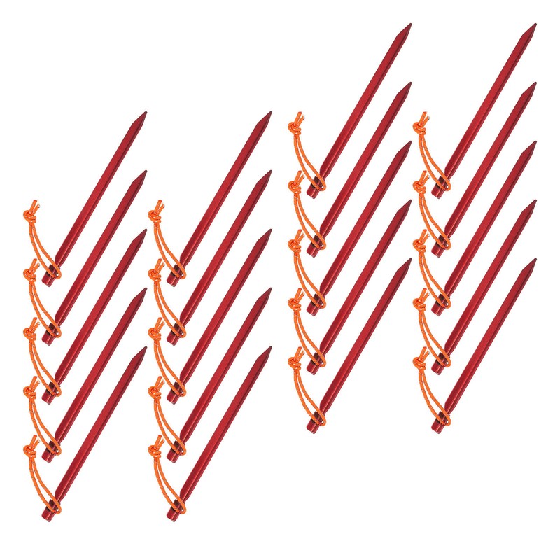 20pcs Tent Stakes V Shape Heavy Duty Tent Peg with