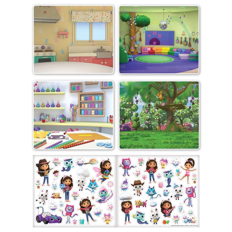 Paper Projects 01.70.29.016 Gabby's Dollhouse Activity Set | Includes 6