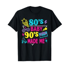 Vintage 1980s 80's Baby 1990s 90's Made Me Retro T-Shirt