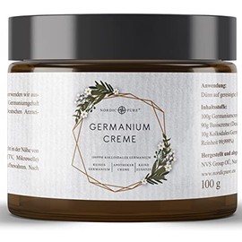 Colloidal Germanium Cream, 100 g, Natural Germanium Cream with 100 ppm Colloidal Germanium, from Germany