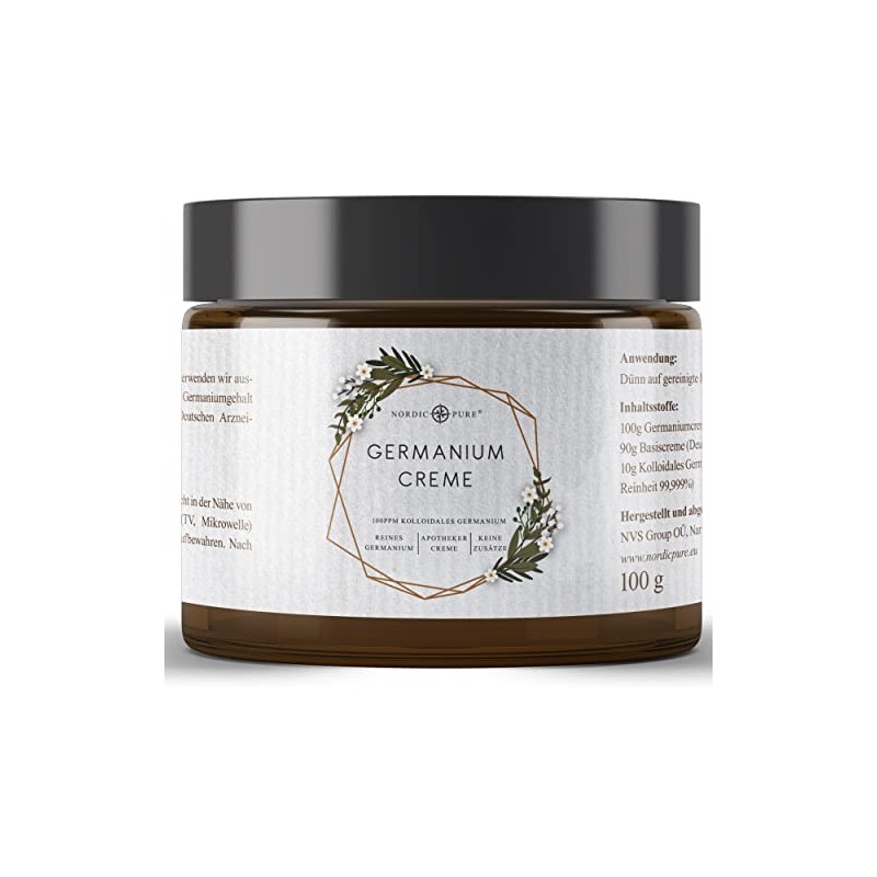 Colloidal Germanium Cream, 100 g, Natural Germanium Cream with 100