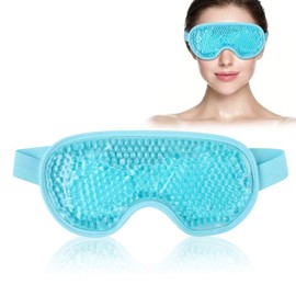 Eye Mask Cooling Glasses Reusable Cooling Eye Mask for Dark Circles, Swollen, Eye Fatigue, Migraines, Sinus Pain, Hot Cold Therapy, Swollen Eyes