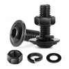 M8 x 16mm Flanged Button Head Socket Cap Screws Bolts,