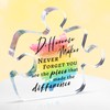 Difference Maker Gift Acrylic Block Puzzle Piece 4.9"×4.6" Desk Decoration