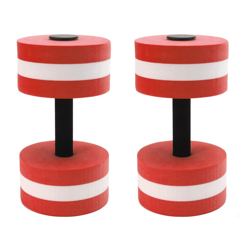 2 PCS EVA Water Floating Dumbbell Yoga Exercise Water Foam
