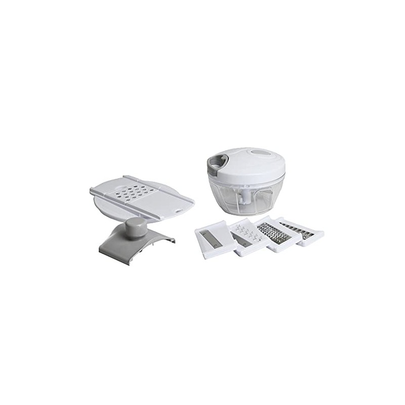 Pearl Metal Simplice C-1065 Chopper & Grater, Slicer, Julienne Set,