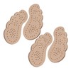 Baluue 2pairs Beige Anti- Forefoot Mats Absorb Sweat High Heel